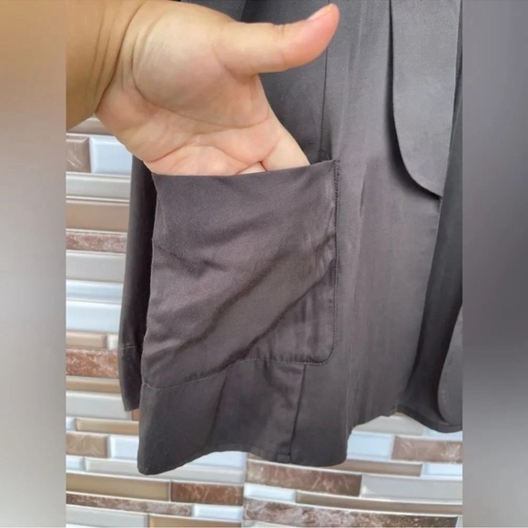 JAMES PERSE Open Front Tuxedo Jacket Blazer WEL2923 Size 3 (L) - Picture 5 of 11